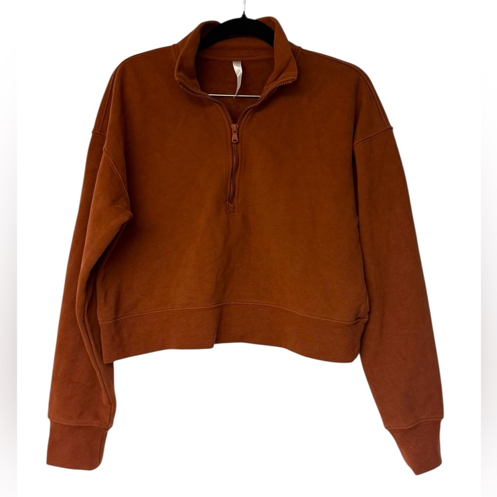 Fabletics Cropped Quarter-Zip Sweatshirt